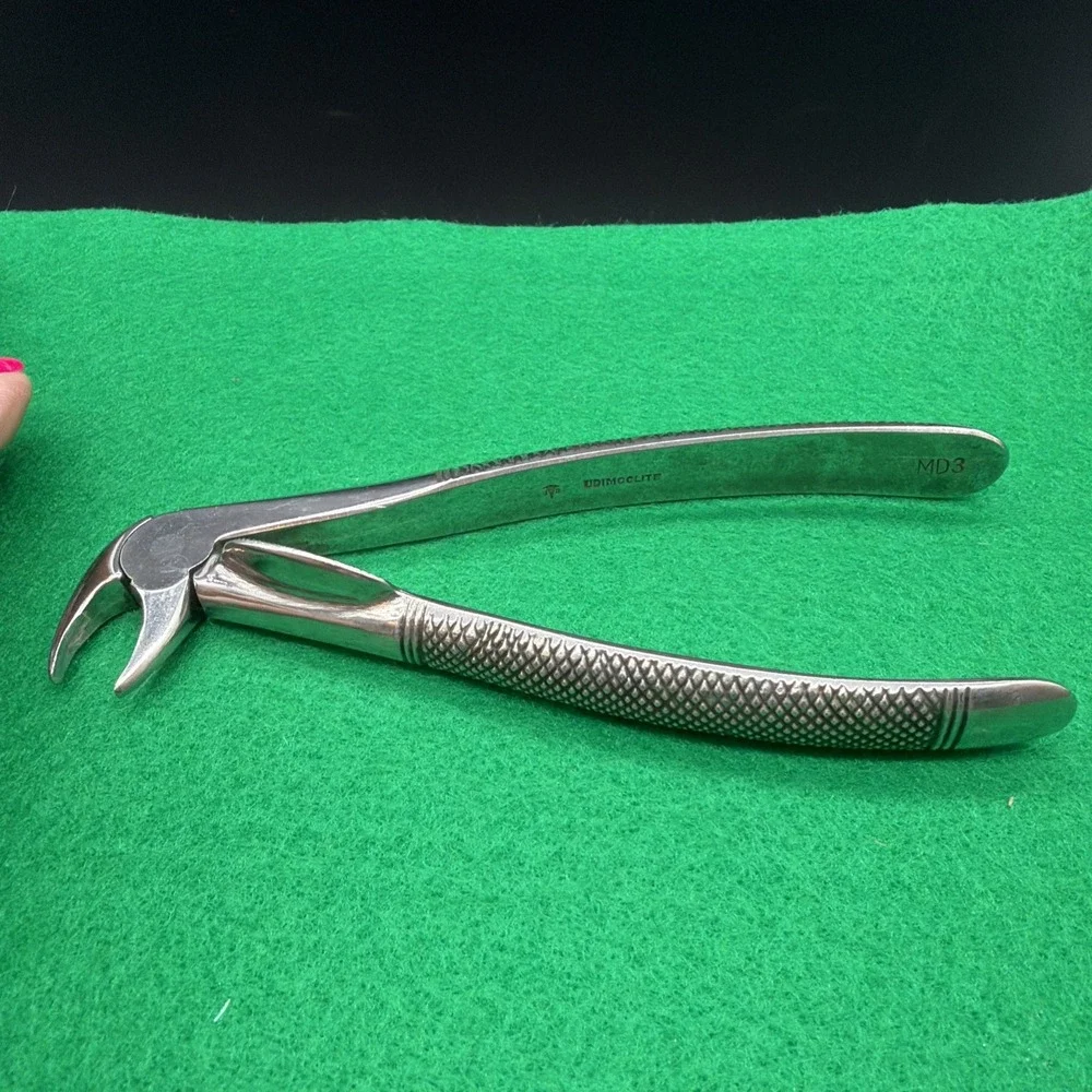 Lot Of 4 Dental Oral Surgery Instruments Elevator Extraction Rongeur  Forceps